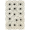 thumbnail image 4 of SAFAVIEH Soho Megan Floral Wool Runner Rug, Ivory/Black, 2'6" x 8', 4 of 10