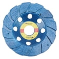 thumbnail image 2 of Concrete Grinding Wheel, Blue 4 Inch Multifunctional Large Grinding Teeth  Grinding Disc  For Stone For Deburring For Granite, 2 of 8