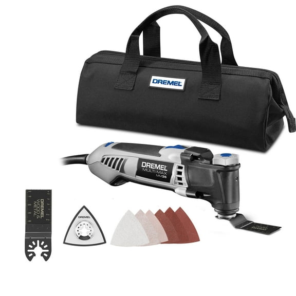 Dremel Multi-Max MM35-02 3.5 Amp Variable Speed Corded Oscillating Multi-Tool Kit with 7 Accessories and Storage Bag