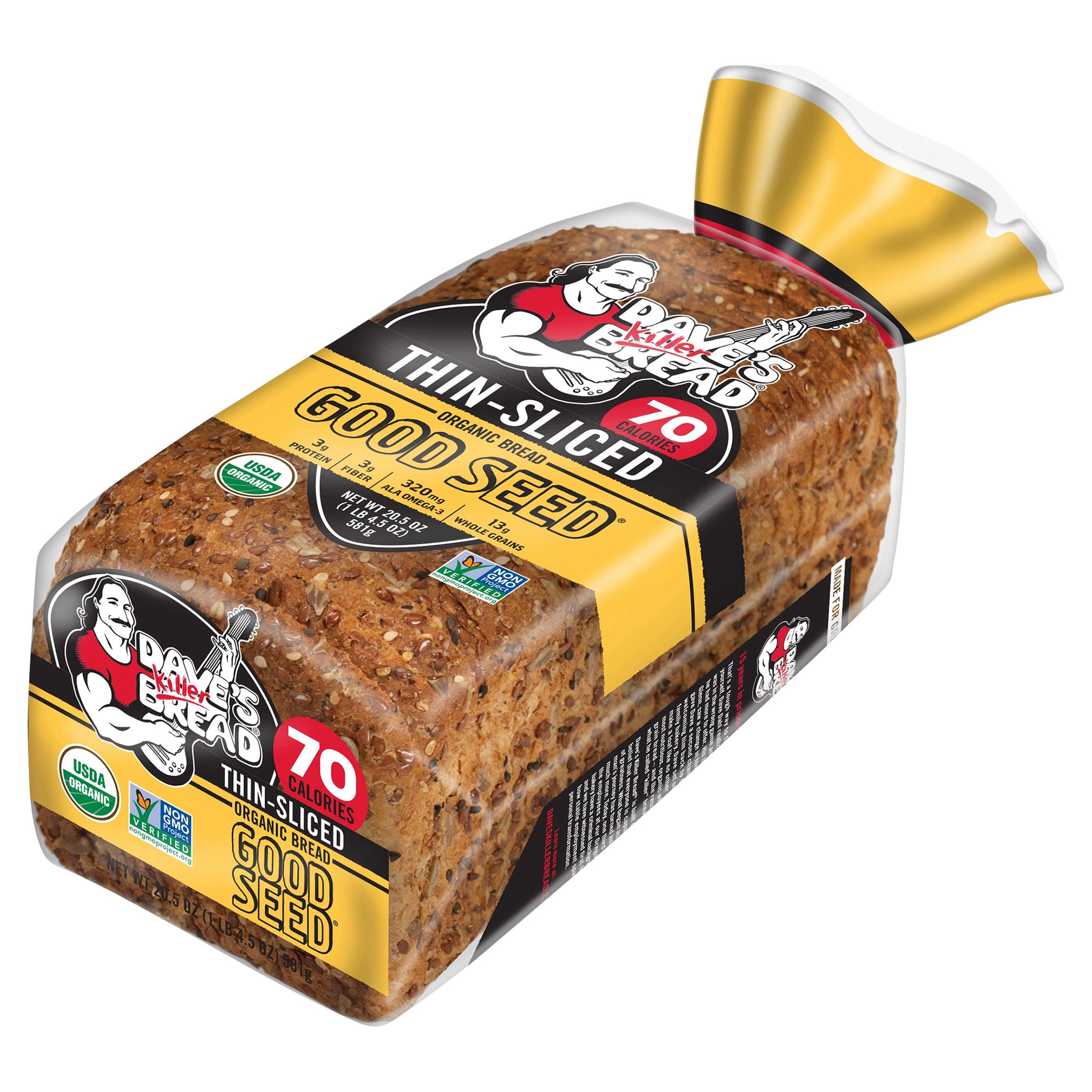 Dave's Killer Bread Good Seed Thin-Sliced Organic Bread Loaf, 20.5 oz - image 11 of 17