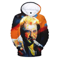 thumbnail image 3 of Nueva sudadera con capucha para hombre del cantante de rock Johnny Halliday, sudadera con capucha de moda urbana de hip hop con estampado 3D, ropa de hombre de gran tamaño a la moda, 3 of 5
