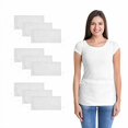 thumbnail image 2 of DALIX Waist Aprons Commercial Restaurant Home Bib Spun Poly Cotton Kitchen (3 Pockets) in White 10 Pack, 2 of 4