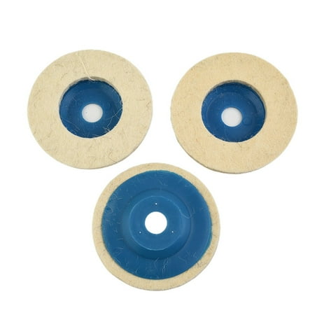 

3pcs 100mm 4 Inch Wool Buffing Angle Grinder Wheel Felt Polishing Disc Pad