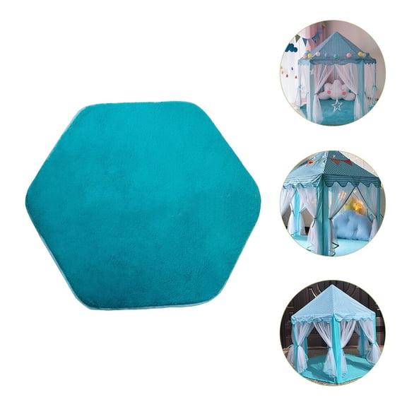 FENGGUIQU Hexagon Tumbling Mat Plush Rug For Playroom 1Set