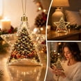 thumbnail image 4 of Glowing Christmas Story Star Shaped Decor,Light-Up Mini Holiday Scene Ornament with Warm LED Light,Festive Keepsake Hanging Pendant for Christmas Tree,Home And Party Decoration(Christmas Tree), 4 of 6