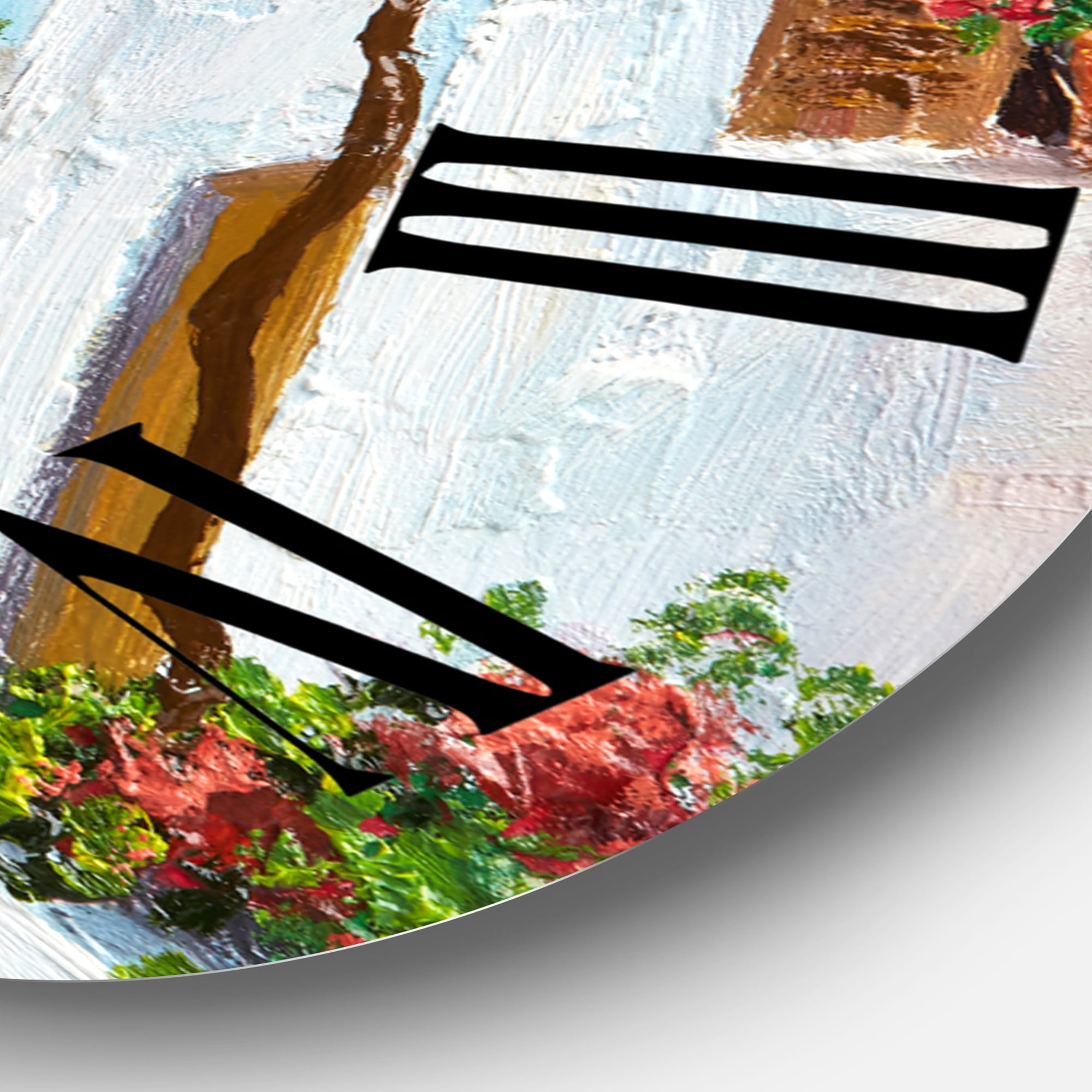 Designart 1 in Quartz Coastal Wall Clock