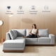 thumbnail image 3 of Sala Esquinera Izquierda Easy Living Tous Gris Claro en L tapizada con estructura de madera de pino, 3 of 6