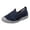 Blue, variant on Womens Orthopedic Walking Shoes - Lightweight Slip On Breathable Low Top Non Slip Casual Hiking Sneakers
