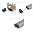 thumbnail image 4 of 100 piezas de tapas de extremo de plástico de 15 x 30 mm, para tubos de patas de muebles, tapas de extremo ovaladas, para topes de patas de silla de plástico, para tubos ovalados, 4 of 5