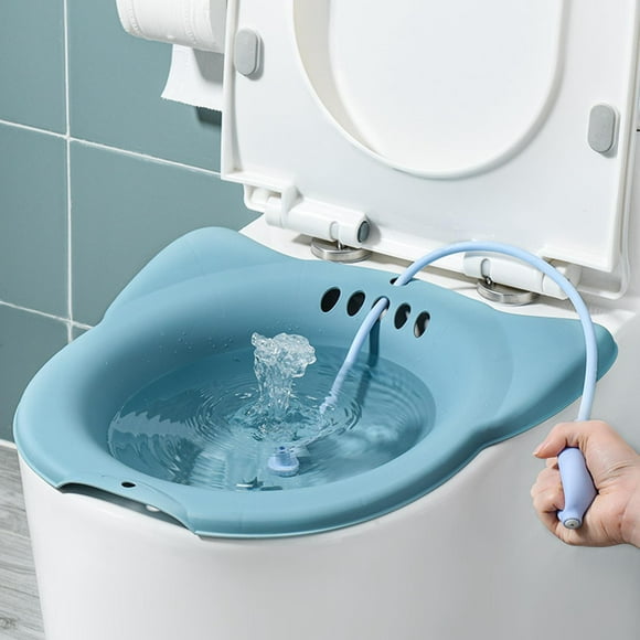 Sitz Bath Toilet Seat Commode Chair for Perineal Soaking Perineum