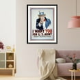 thumbnail image 3 of Historic Framed Print, I want you for U.S. Army nearest recruiting station.James Montgomery Flagg. - 3, 17-7/8" x 21-7/8", 3 of 9