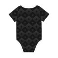 thumbnail image 2 of Daiia Black Poker Printed Unisex-Baby Short Sleeve Onesies Bodysuits Baby Climbing Clothes Soft and Comfortable Romper with Expandable Shoulder Design-18 Months, 2 of 8
