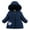 Dark Blue, variant on breaise Girl's Winter Long Coat Waterproof Parka Kids Warm Hooded Outerwear Windproof Puffer Jacket 4-12Years