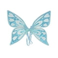 thumbnail image 1 of Alas de mariposa para niñas, disfraz de mariposa para vestir, alas de hada para niños Azul, 1 of 9