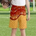 thumbnail image 2 of oqasdz Child Girls Boys Shorts Ice Cream Print Elastic Waist Comfortable Shorts With Pockets Sports Active Board Shorts Size 3 Y-4 Y, 2 of 4