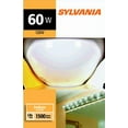 thumbnail image 2 of Sylvania 14262 - 60G25/W/RP 120V G25 Decor Globe Light Bulb, 2 of 4