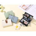 thumbnail image 7 of GAEKEAO Women’s RFID Blocking Leather Trifold Wallet with Multiple Card Slots and ID Window, 7 of 7
