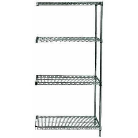 

21 Deep x 72 Wide x 86 High 4 Tier Freezer Add-On Shelving Unit