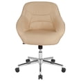 thumbnail image 4 of Flash Furniture Marseille Home and Office Upholstered Mid-Back Chair in Beige Fabric, 4 of 5