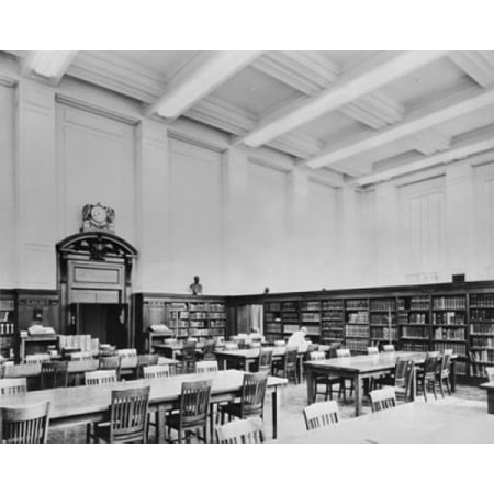 Empty chairs in a library John Hay Library Brown University Rhode Island USA Canvas Art -  (18 x