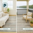 thumbnail image 5 of Addison Rugs Chantille Indoor/Outdoor Transitional Stripes Linen Machine Washable Rectangle Rug, 8' x 10', 5 of 10
