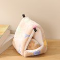 thumbnail image 6 of Sunjoy Tech Semi-enclosed Hamster Cage,Soft Thickened Sleeping Bed for Small Animal,Windproof Washable Squirrel Mini Hedgehog Plush Nest Winter, 6 of 7