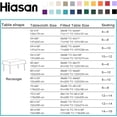 thumbnail image 3 of Yellow Tablecloth for Rectangle Tables - Waterproof and Spillproof Washable Fabric Table Cloth for Dining Room Kitchen Party, 60 x 102 Inch, 3 of 5