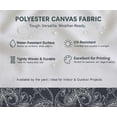 thumbnail image 5 of Soimoi Upholstery & Outdoor Fabric By 2 Yard - Paisley Pattern - 56" Wide Water-Repellent Cloth for Furniture, Bags & Patio Projects - Gray, 5 of 7