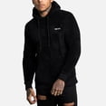 thumbnail image 2 of Aayomet Heated Hoodies for Men Winter Tops Plush Warm Long Pullover Double-Sided Men Men's Coats Jackets (Black, XL), 2 of 5