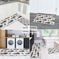 thumbnail image 5 of Red Christmas Truck and Tree Pattern Kitchen Rugs Sets Of 2,Anti Fatigue Kitchen Mat Rugs Non Slip Washable,Decorative Kitchen Floor Mats for Kitchen,Sink,Laundry,17"x30"+17"x47", 5 of 7