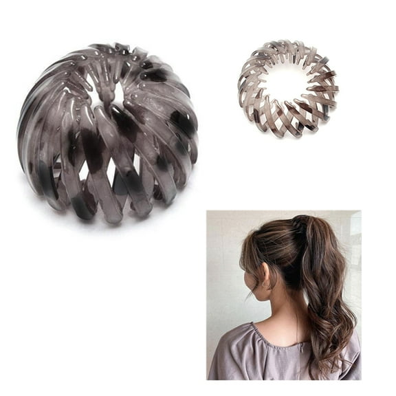 Lazy Birds Nest Hair Pin for Women Girls Bird Nest Circle Hair Clips for Women Lady Bird Nest Plate Hairpins Hair Bun Clips Extension Hair Claw Bird Nest Shaped Hair Clip
