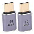 thumbnail image 3 of Adaptador Tipo C A Tipo C ANGGREK 40 Gbps Ahorro De Espacio Admite Hasta 8K Conector USB C Recto Macho A Hembra Para PC Para Tabletas, 3 of 8