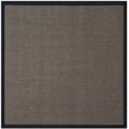 thumbnail image 3 of SAFAVIEH Natural Fiber Forrester Border Sisal Area Rug, Charcoal, 4' x 4' Square, 3 of 8