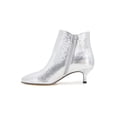 thumbnail image 2 of Bota XOXO Kyrie Silver Glitter con punta de almendra y tacón de gatito 10, 2 of 2