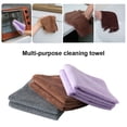 thumbnail image 3 of mmirethe 10pcs Polyester Multi Cleaning Towel High Absorbent Cloth For Kitchen And Home Cleaning Eco-friendly Coffee Color 30*30cm 1Set, 3 of 6