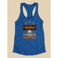 thumbnail image 3 of Playing Guitar In My Head Racerback Tank Women -SPIdeals Designs, Female XX-Large, 3 of 4