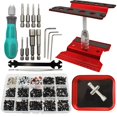 thumbnail image 1 of Juego de herramientas de reparación de soportes de reparación de coches RC con kit de 523 tornillos, 1 of 6