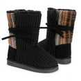 thumbnail image 4 of Muk Luks Womens Clementine Knit Cold Weather Winter Boots, 4 of 9