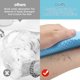 thumbnail image 5 of Paquete de 2 esponjas de baño exfoliantes súper suaves, esponja de baño 3D ultra suave (azul, rosa) TUNC Sencillez, 5 of 5