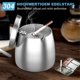 thumbnail image 3 of Ash Tray,Large Outdoor Ashtray with Lid,Ashtray for Outside Patio,Stainless Steel Windproof Smokeless Ash Tray, 3 of 5