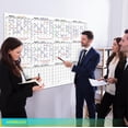 thumbnail image 6 of Large 36"x48" White Board Calendar Dry Erase Calendar for Wall 12 Month Planner Board Big Dry Erase Wall Calendar Monthly Large Wall Calendar Includes 6 Markers Eraser Push Pins & Mounting Tape, 6 of 8