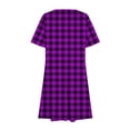 thumbnail image 4 of Amzcrzy Robe Midi Décontractée pour Femmes, Robe d'Été de Plage à Rayures, Robe T-Shirt Graphique à Manches Courtes, Col Rond, Robe Hawaïenne de Vacances, Robes d'Été Fluides P-2TG, 4 of 6