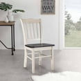 thumbnail image 3 of Shaker Dining Chairs - Set of 2 - European Black Ash/Antique White, 3 of 10