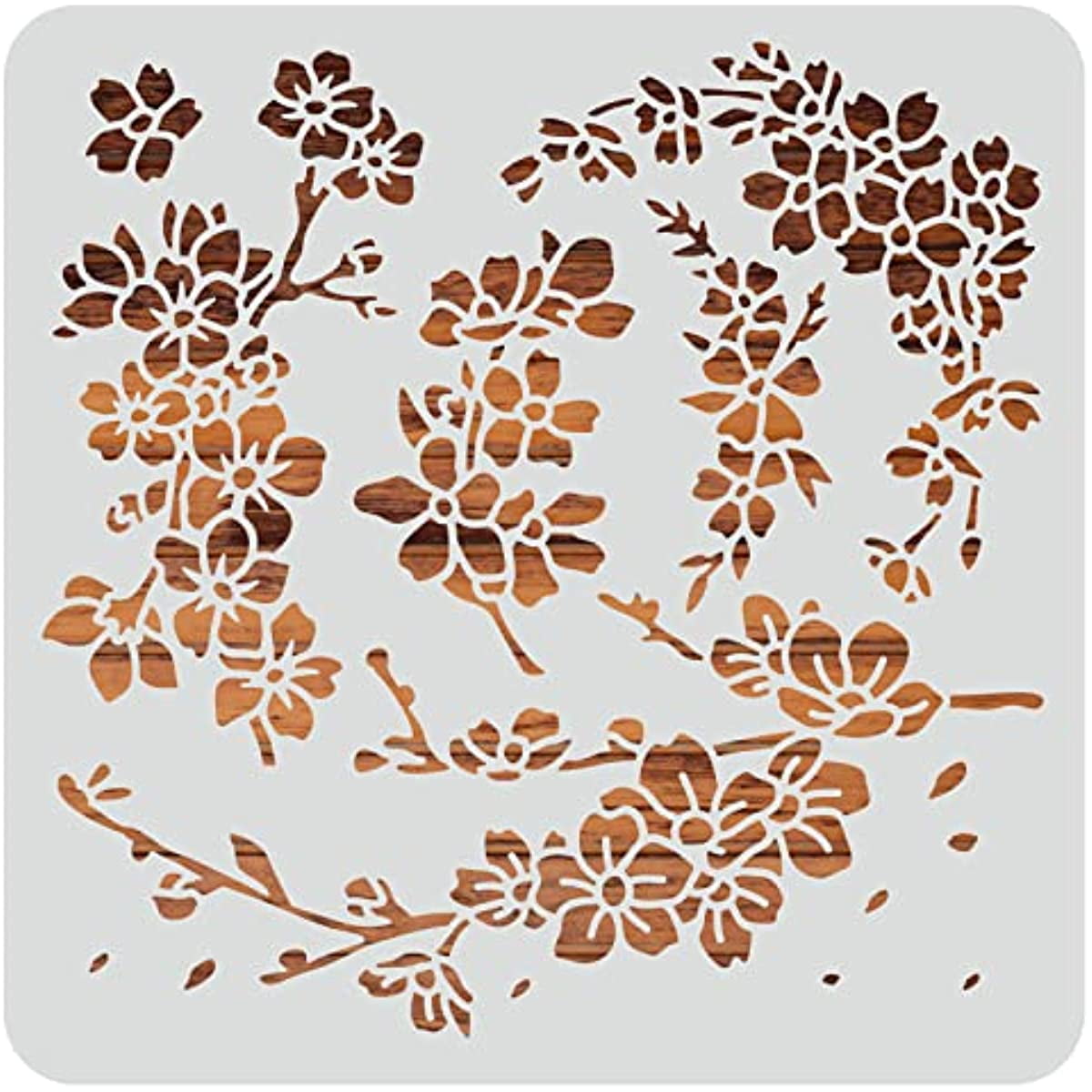 Cherry Blossom Tree Wall Stencil