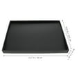 thumbnail image 4 of Miangastore Storage Tray Dark Grey Pu Leather 1Pcs 13.76X9.63X1.57 Inch, 4 of 9