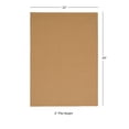 thumbnail image 3 of Contemporary Home Living 1.75' x 2.75' Hand Tufted Solid Area Throw Rug - Sisal Brown, 3 of 7