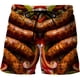 thumbnail image 2 of Pantalones cortos con estampado 3D de salchichas a la parrilla y comida gourmet para hombre y mujer, 2 of 5