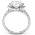 thumbnail image 2 of Pompeii 1 3/4Ct Vintage Halo Diamond Designer Engagement Ring 14k White Gold (H/I,SI1-SI2), 2 of 6