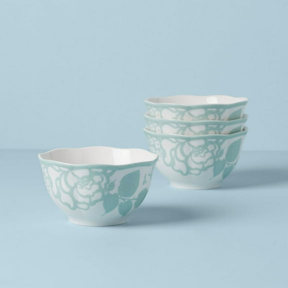 Lenox Butterfly Meadow Cottage Rice Bowl, Set Of 4, Sage