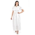 thumbnail image 5 of Vestido largo semi-transparente Roman Fashion /Juvenil, 3832 (Blanco) blanco G, 5 of 5